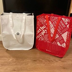 2- Lululemon shopping bags